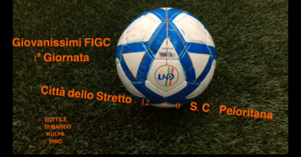 1ª giornata Giovanissimi a 5 figc CITTÀ DELLO STRETTO-PELORITANA