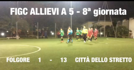 FOLGORE - CITTÀ DELLO STRETTO (FIGC ALLIEVI a 5) 8ª giornata